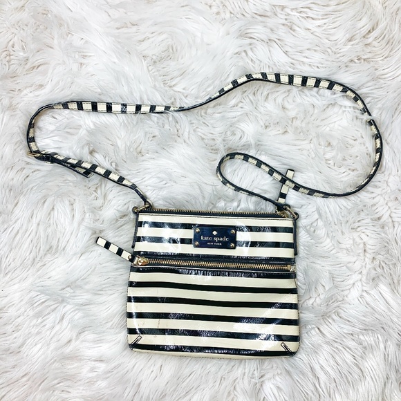 kate spade Handbags - Kate Spade Flicker Tenley Black + White Bag